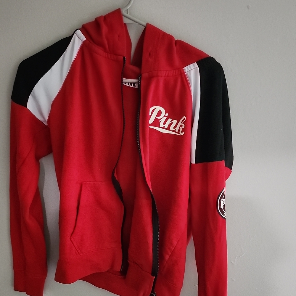 PINK Victoria's Secret Red and Black Jacket
